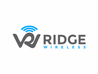 Ridge Wireless logo design by mutafailan