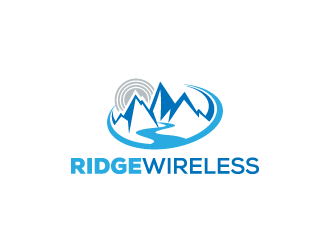 Ridge Wireless logo design by pencilhand