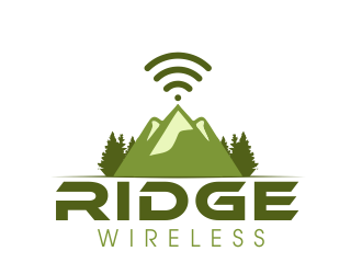 Ridge Wireless logo design by JessicaLopes