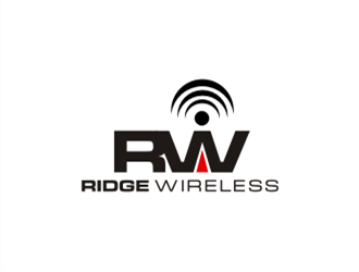 Ridge Wireless logo design by sheilavalencia
