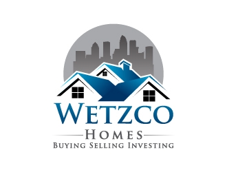 Wetzco Homes logo design by J0s3Ph