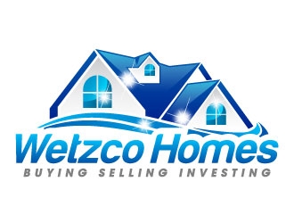 Wetzco Homes logo design by daywalker