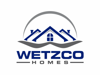 Wetzco Homes logo design by mutafailan