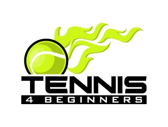Tennis 4 Beginners logo design by karjen