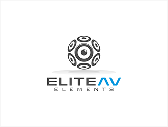 Elite Audio Visual Elements logo design by hole