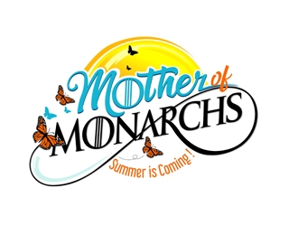 Mother of Monarchs   (GOT Parody Shirt Design) logo design by veron