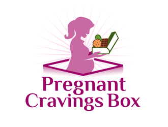 Pregnant Cravings Box logo design by megalogos