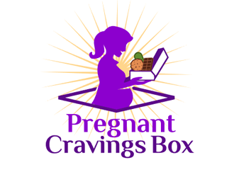 Pregnant Cravings Box logo design by megalogos
