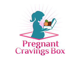 Pregnant Cravings Box logo design by megalogos