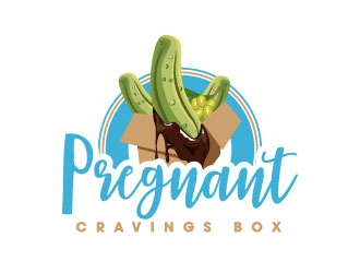Pregnant Cravings Box logo design by daywalker