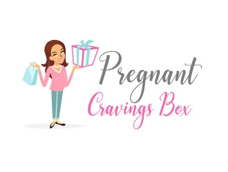 Pregnant Cravings Box logo design by boybud40