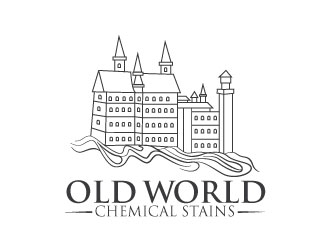 Old world Chemical Stains logo design by Gaze