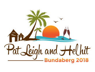 Pat Leigh and Hel hit Bundaberg 2018 logo design by aldesign