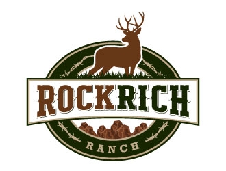 Rock Rich Ranch logo design by daywalker