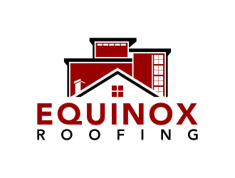 Equinox Roofing logo design by pakNton