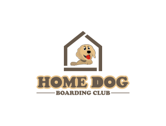 Home Dog Boarding Club logo design by RIANW
