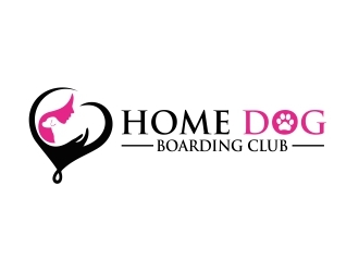 Home Dog Boarding Club logo design by amar_mboiss