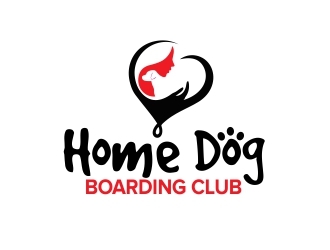Home Dog Boarding Club logo design by amar_mboiss