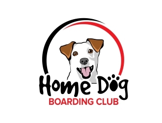 Home Dog Boarding Club logo design by amar_mboiss