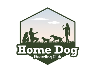 Home Dog Boarding Club logo design by JJlcool