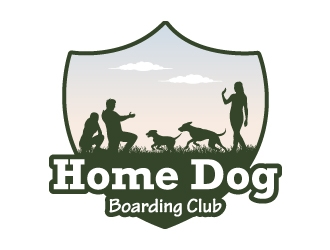 Home Dog Boarding Club logo design by JJlcool