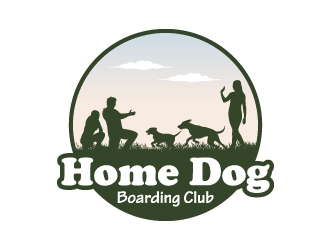 Home Dog Boarding Club logo design by JJlcool