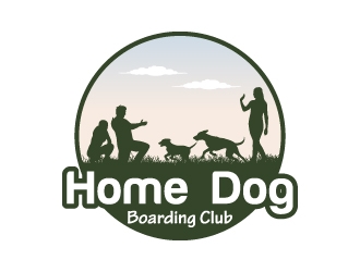 Home Dog Boarding Club logo design by JJlcool