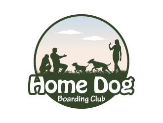 Home Dog Boarding Club logo design by JJlcool