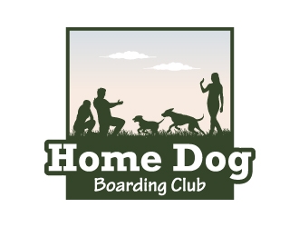 Home Dog Boarding Club logo design by JJlcool