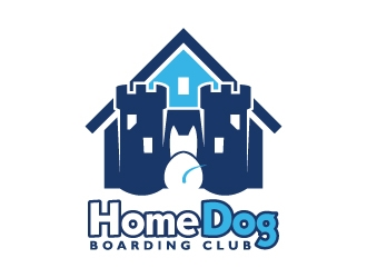 Home Dog Boarding Club logo design by alxmihalcea
