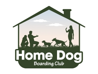 Home Dog Boarding Club logo design by JJlcool
