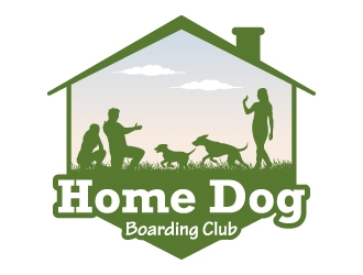 Home Dog Boarding Club logo design by JJlcool