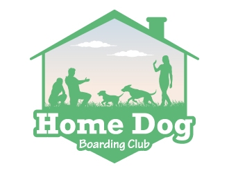 Home Dog Boarding Club logo design by JJlcool