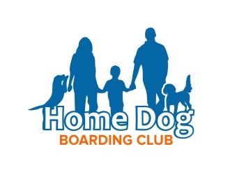 Home Dog Boarding Club logo design by amar_mboiss