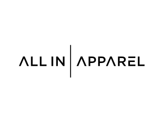 All In Apparel logo design by nurul_rizkon