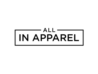 All In Apparel logo design by nurul_rizkon