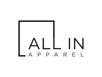 All In Apparel logo design by salis17