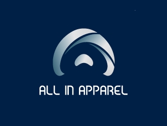 All In Apparel logo design by alxmihalcea