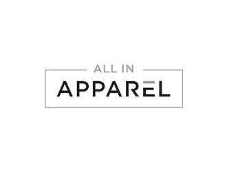 All In Apparel logo design by checx