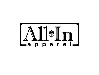 All In Apparel logo design by dondeekenz