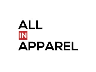 All In Apparel logo design by jafar