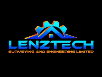 Lenztech Surveying and Engineering Limited logo design by uttam