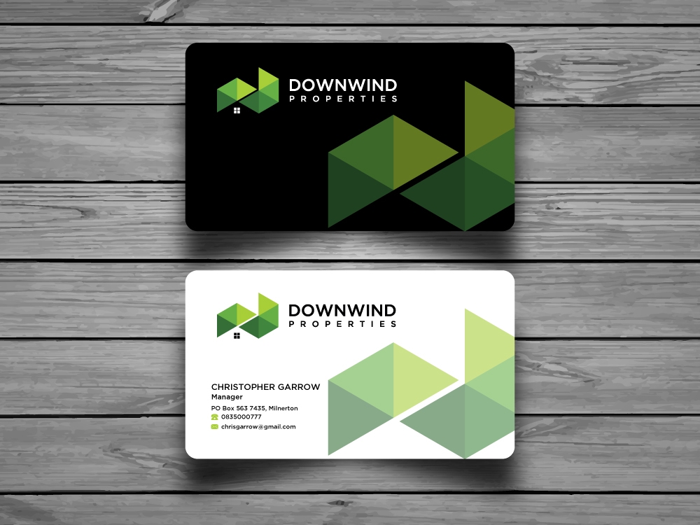 Downwind Properties logo design by labo