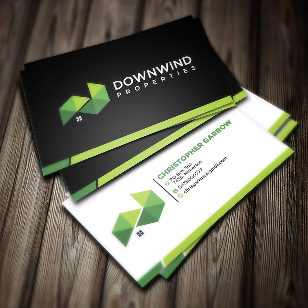 Downwind Properties logo design by scriotx