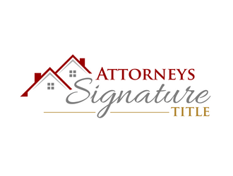 Attorneys Signature Title logo design by haze