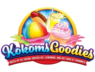Kokoms Goodies logo design by ZedArts