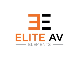 Elite Audio Visual Elements logo design by GRB Studio