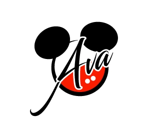 Ava is 4 logo design by dondeekenz