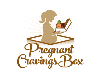 Pregnant Cravings Box logo design by megalogos