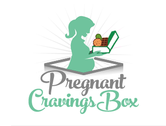 Pregnant Cravings Box logo design by megalogos